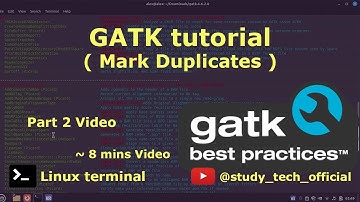 GATK Tutorial  | Mark Duplication | Variant analysis #bioinformatics #tutorial #genomics