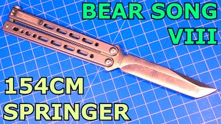 Bear Ops Bear Song VIII (B-810-SS-S) | Balisong Review