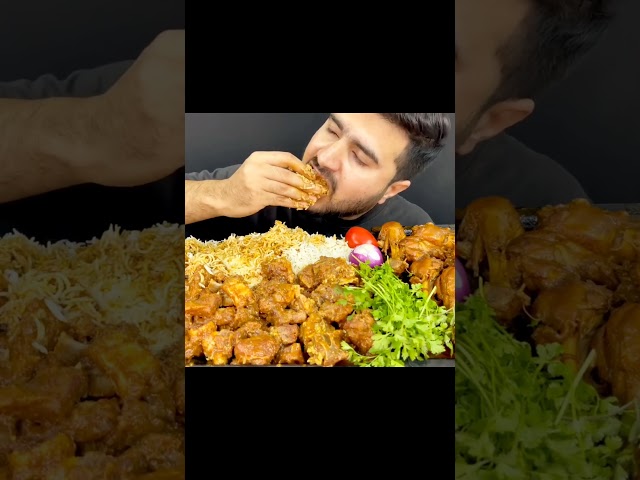 ASMR EATING SPICY 🔥 🥵 MUTTON CURRY #mukbang #asmreating #youtubeshorts #food #ytshorts