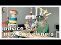 MY ADVICE TO NEW BIRD OWNERS