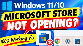 Microsoft Store Not Opening in Windows 11/10 | How to Fix Microsoft Store Not Working