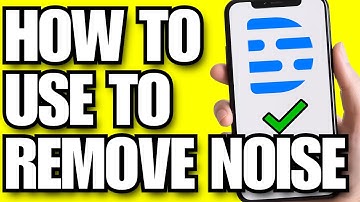 How To Use Descript To Remove Background Noise (2025)