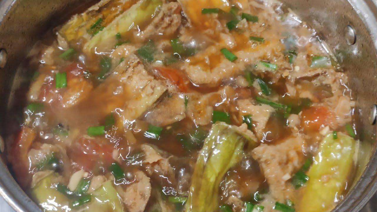 Карри из баклажанов с беконом