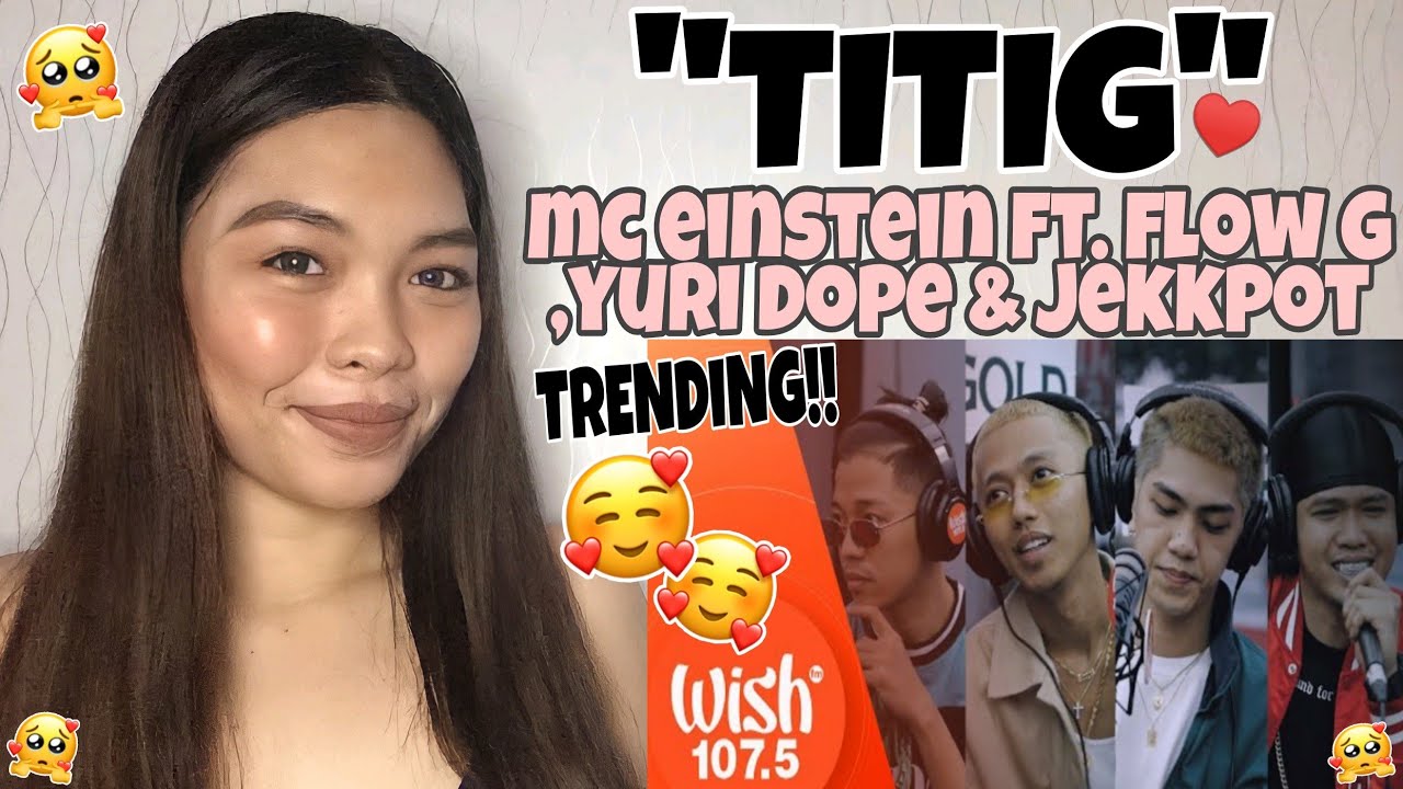 "TITIG" - MC Einstein ft. FLOW G, YURI DOPE & JEKKPOT LIVE ON WISH 107.5 BUS! (Reaction Video♥️🔥)