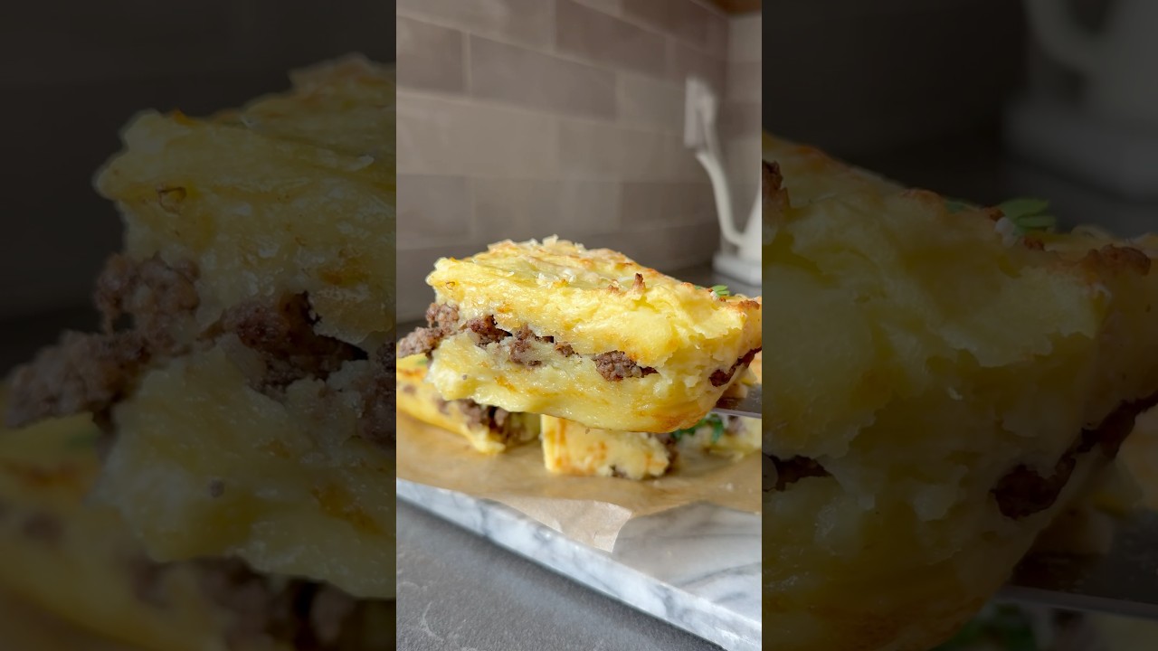 Ground Beef and Mashed Potato Bake 