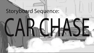 Storyboard Sequence Car Chase