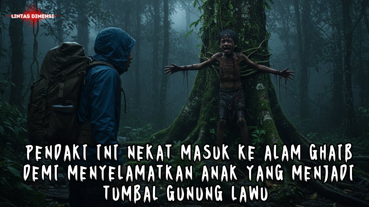 TAK MASUK AKAL !!! PENDAKI INI  MASUK KE ALAM GHAIB UNTUK SELAMATKAN ANAK TUMBAL PESUGIHAN GN. LAWU