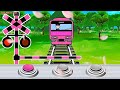 働く車 電車 大集合!! 幼児 子供向け 動画 トラック バス 救急車 消防車 動物 railroad crossing animation #ふみきり #電車 #のりものあつまれ #幼児向け