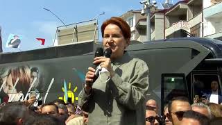 İyi̇ Parti Genel Başkanı Meral Akşener, Sakarya Karasuda Konuşuyor 09.06.2022
