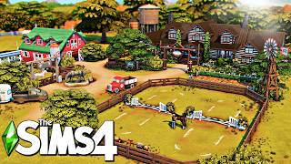 Big Family Horse Ranch 🐎 || The Sims 4 Speed Build