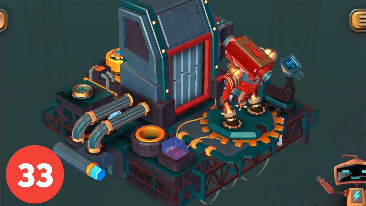 Tiny robot recharged level 33