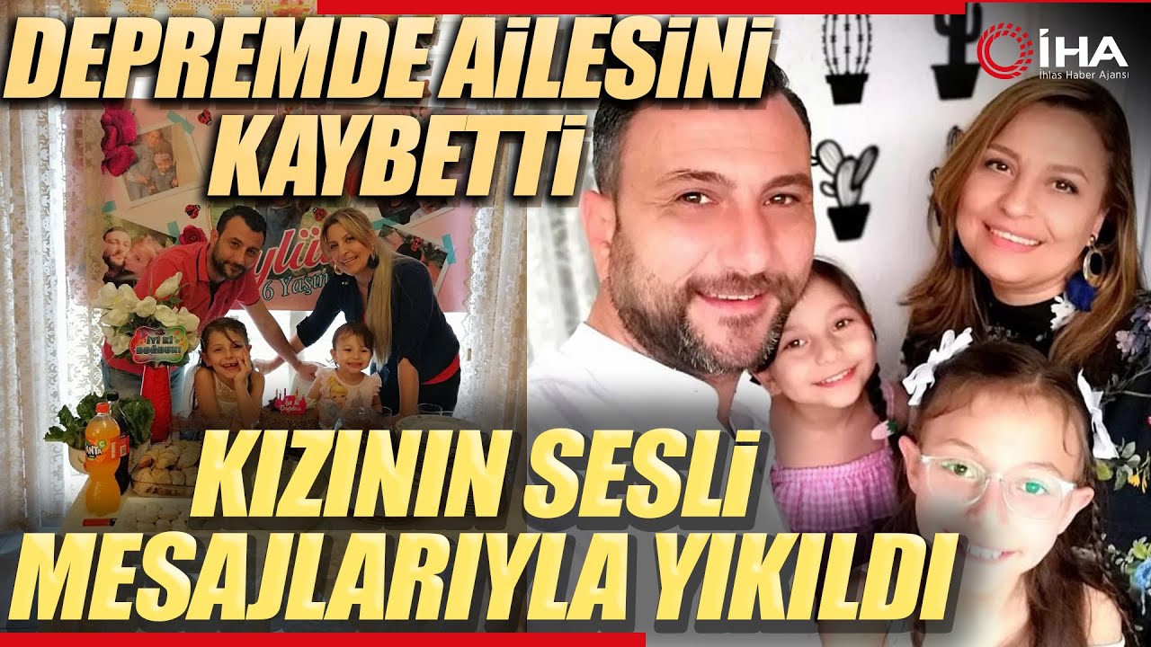 Hatay'da Depremden Aylar Sonra Kahreden Ses Kaydı! Baba Duyunca İki Gün Hastanelik Oldu