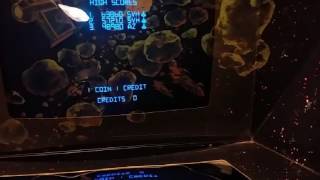 Asteroids Deluxe light filter install
