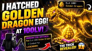 I Hatched a GOLDEN DRAGON at Level 100! 🐉 (Secret Trick Revealed)