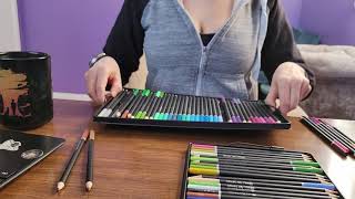 Organizing Colored Pencils by Number (Soft-Spoken ASMR) *Whispering, Counting, Organizing* screenshot 5