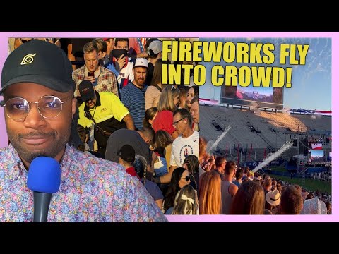 Firework Accident Caught On Camera!