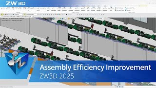 Assembly Efficiency Improvement | ZW3D 2025 Official