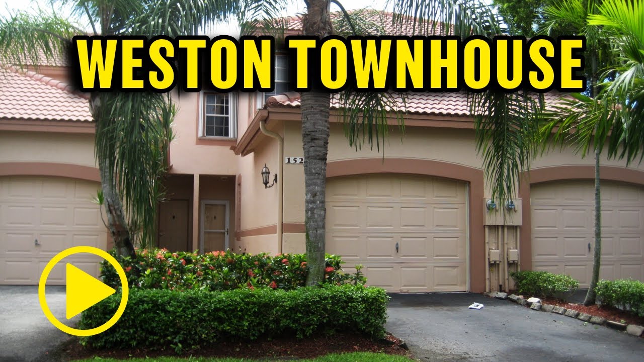 Townhouse in Weston, Florida Weston Florida Real Estate YouTube