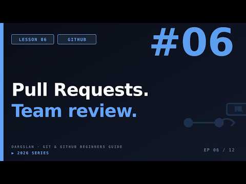 Pull Requests Explained — How Teams Actually Ship Code (Lesson 06 — GITHUB)