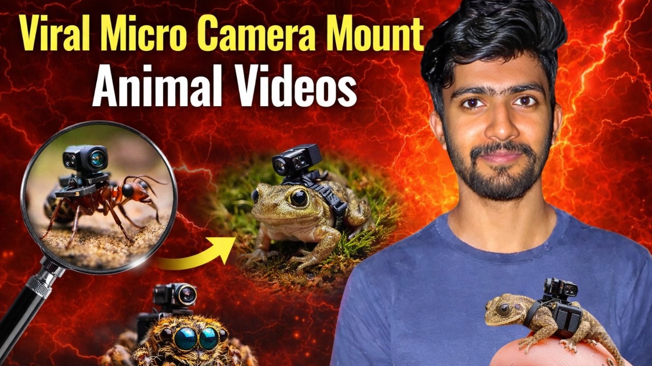 Animal Using Camera Viral Micro Camera Mount Animal Videos Using AI - YouTube