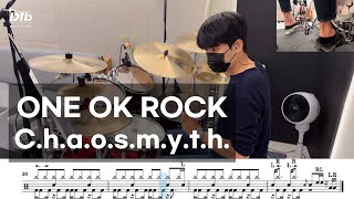 ONE OK ROCK - C.h.a.o.s.m.y.t.h. / 드럼연주,드럼악보 / MR무료제공
