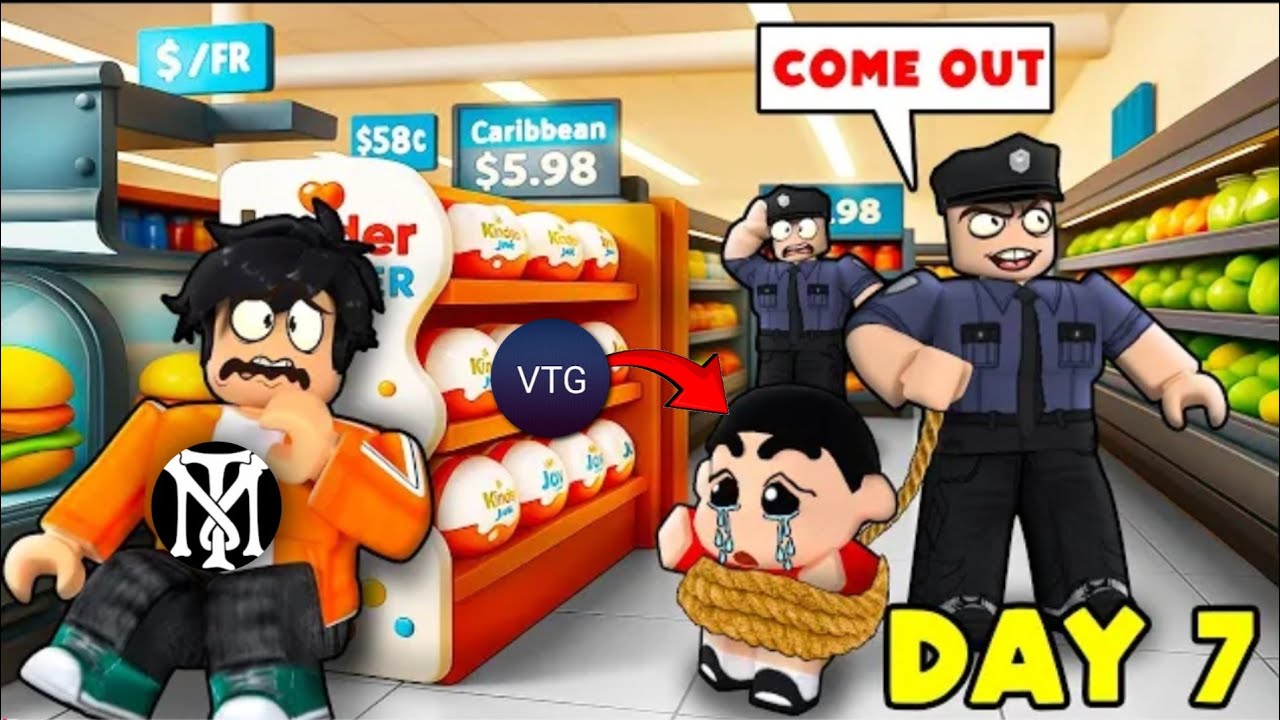 Me and Vtg Survived 8Days in mega supermarket 😨😂 