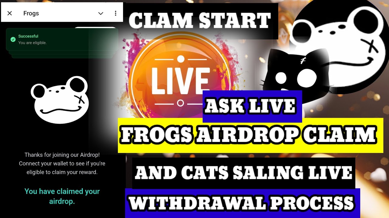 Think Technical 💯 Cats On chain Withdraw | Cats Trade | Frogs Airdrop Withdraw |Frogs Coins not show