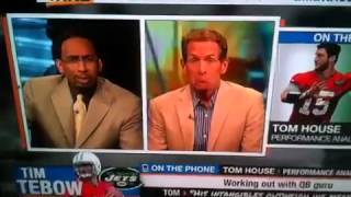 Skip and Stephen A house on tebow