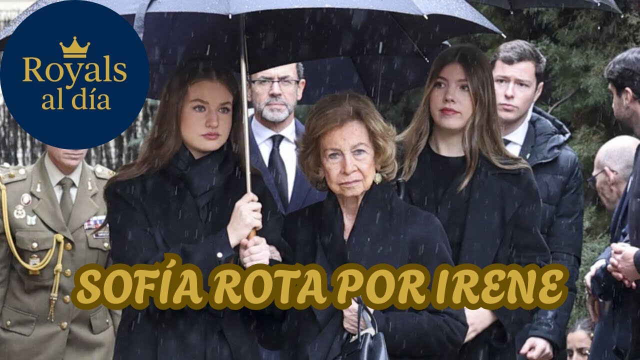 La reina Sofía, devastada en la despedida de su hermana Irene de Grecia