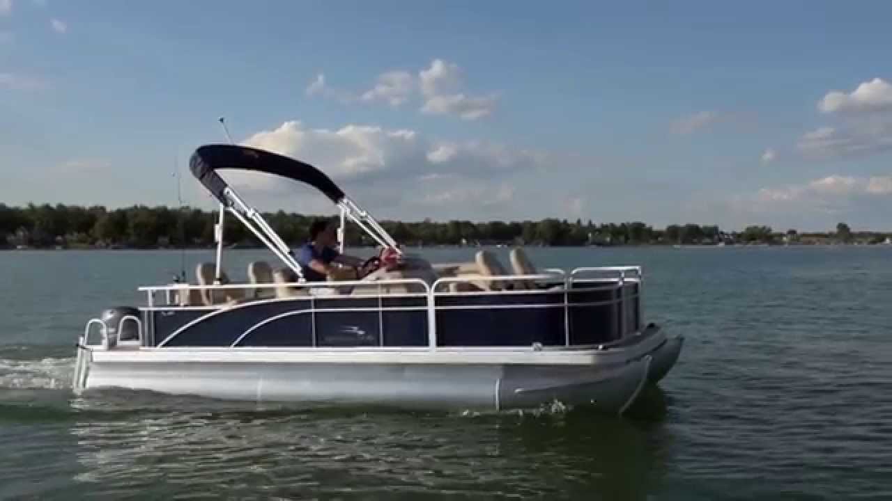 2015 Bennington 20 SF - 20' Fishing Pontoon Boat - YouTube