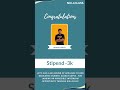 Congratulations 🎉 #nullclass #viral #internship