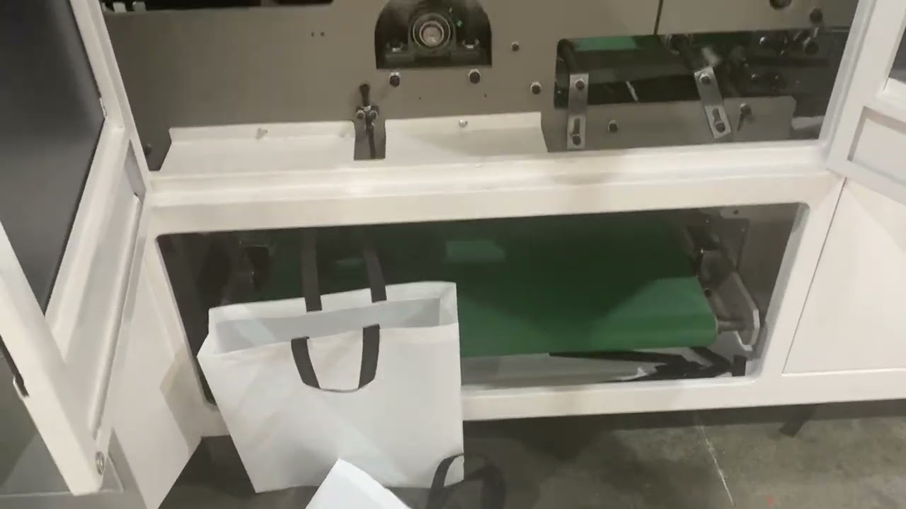 Oyang 20 PP Woven Box Bag Machine With Bundle Inline/Roll Fed to PP Woven Box Bag/Ultrasonic Sealing