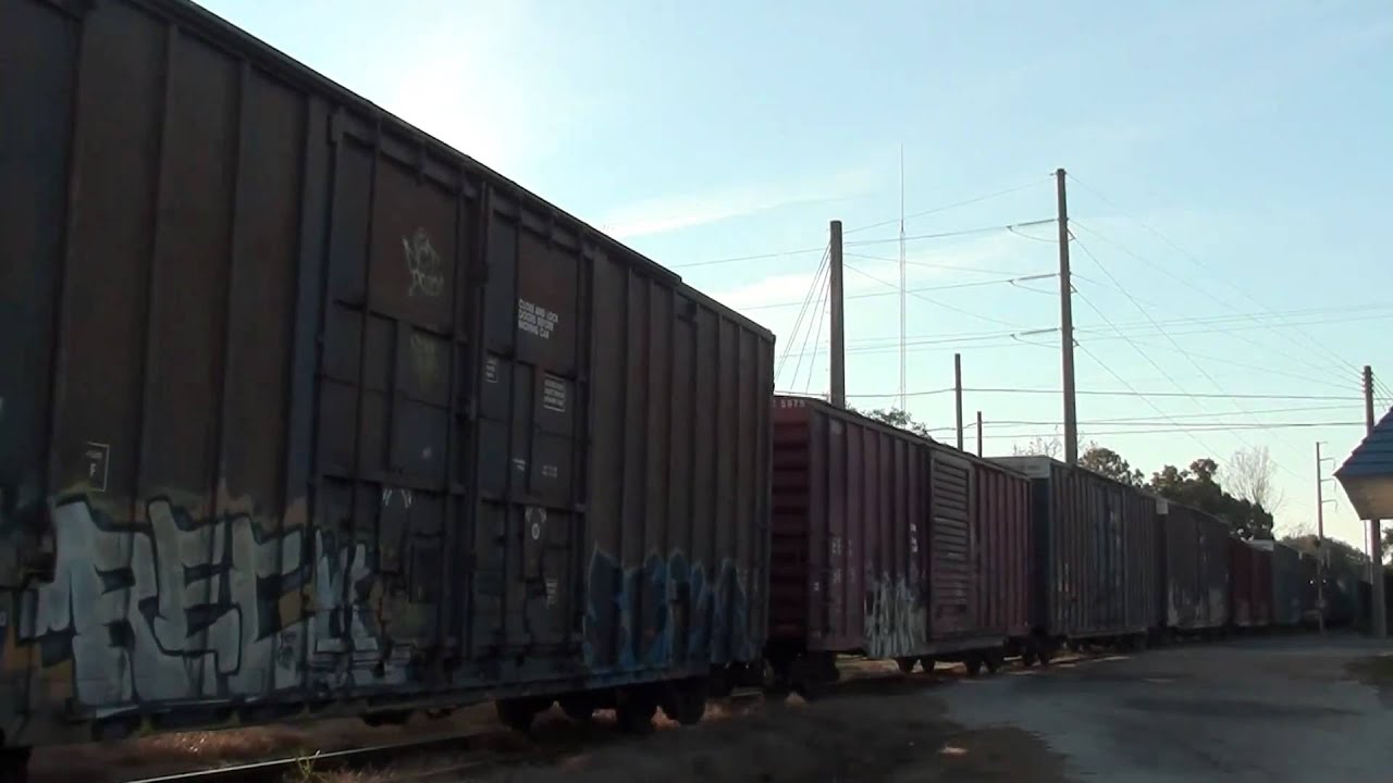A Bayline Railroad manifest train in HD.