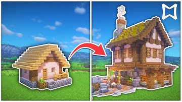 ► How To Transform A Stone Mason Village House In Minecraft | Survival Build