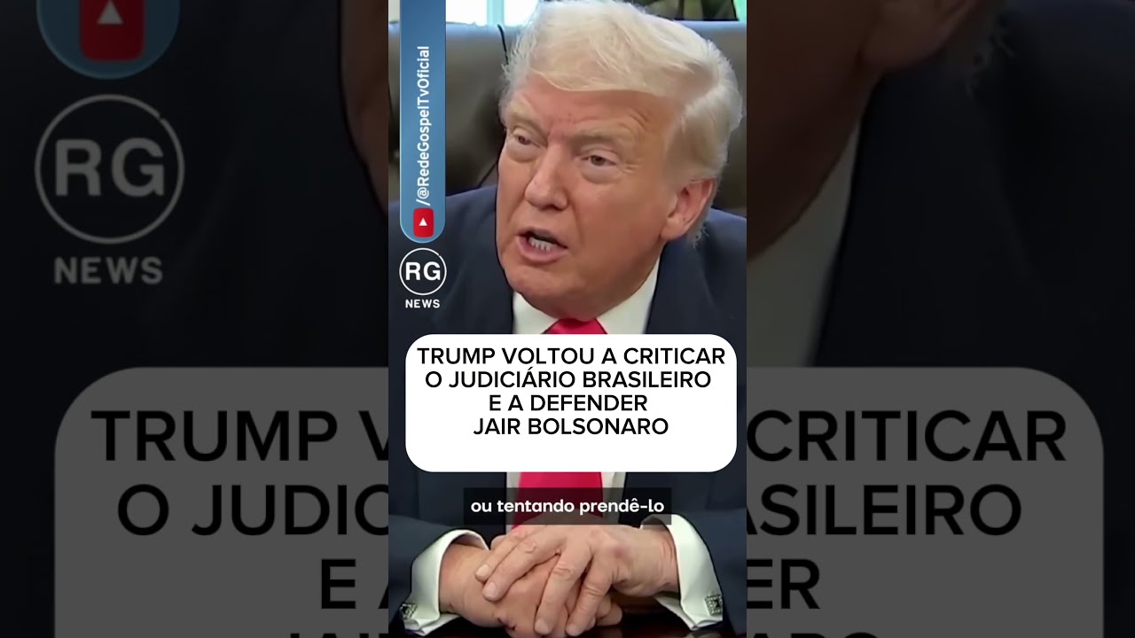 Trump Once Again Criticized The Brazilian Judiciary And Defended Jair Bolsonaro