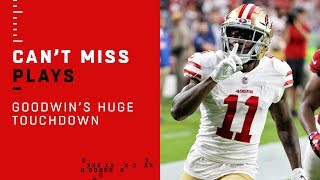 Marquise Goodwin Turns on the Jets for a TD!