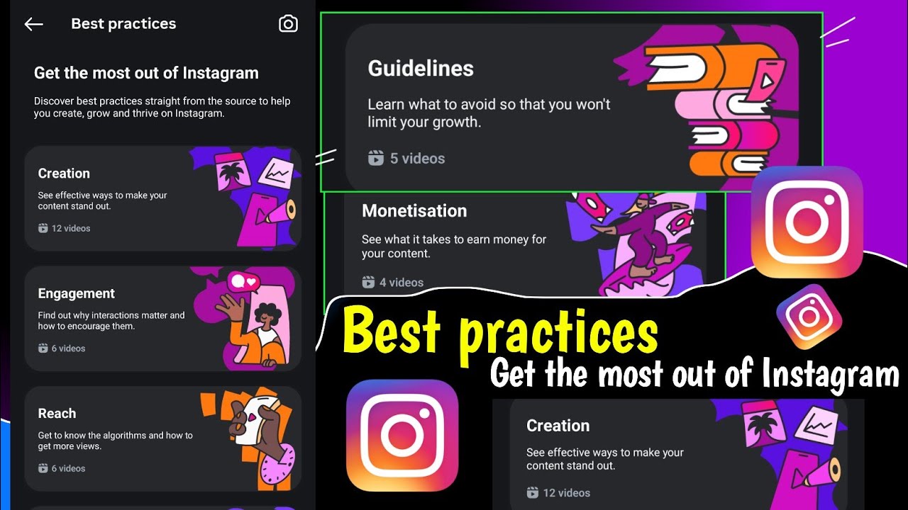 Best practices instagram || instagram Get the most out of Instagram