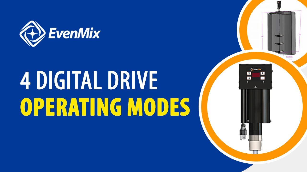 EvenMix: 4 Digital Drive Operating Modes