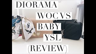 DIORAMA WOC vs YSL BABY COLLEGE BAG (REVIEW + COMPARISON) | Tass