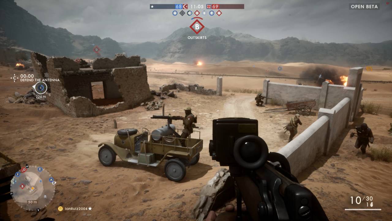 Battlefield 1 sniper gameplay YouTube