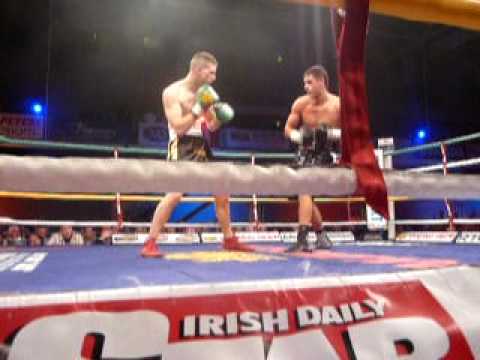 Galway boxer Alan Donnellan v. Ryan Clark on Andy ...