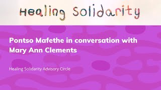 Healing Solidarity 2020 Meet The Advisory Circle - Pontso