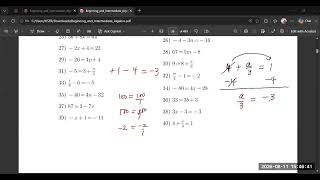Solving Two Step & Multistep Equations