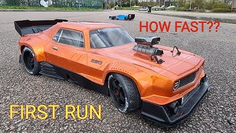 FIRST RUN with our Arrma Felony HOW FAST IS SHE? and is the road long enough??