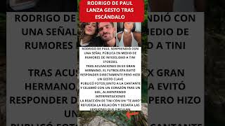 Rodrigo De Paul lanza gesto tras escándalo