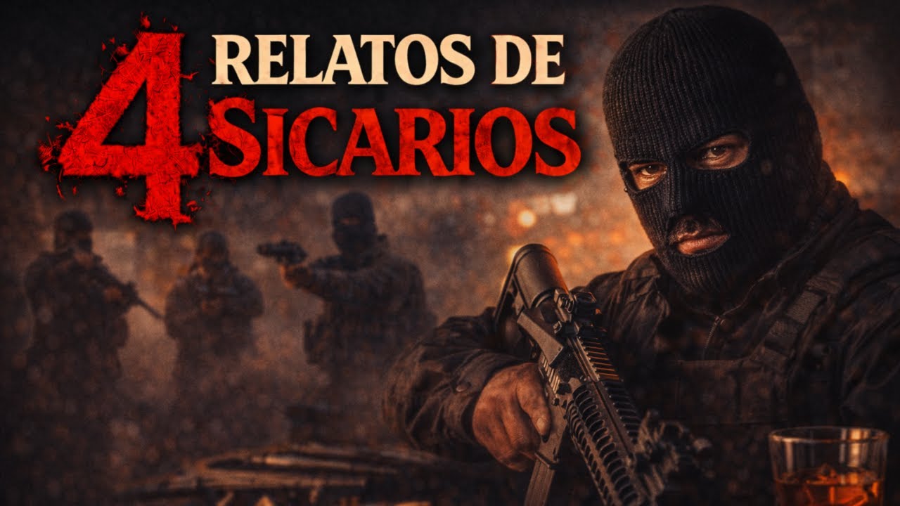 4 Historias De TERROR De SICARIOS MEXICANOS | Relatos Reales
