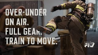 Over-Under Drill in Full Gear with Sandbag | Firefighter Training