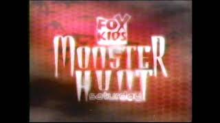 Fox Kids Bumper - Monster Hunt Saturday Will Be Back Oct 2001