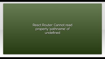 React Router: Cannot read property 