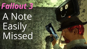 A Note Easily Missed I Fallout 3 mod